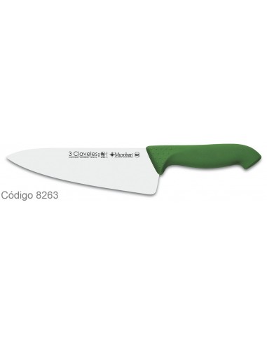 Cuchillo Cocinero De 20 Cm Proflex Verde